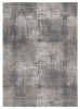 10' X 13' Ivory Navy and Gray Abstract Area Rug
