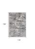 10' X 13' Gray And Beige Abstract Area Rug