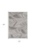 2' X 3' Beige And Brown Tropical Botanical Area Rug