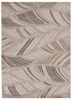 3' X 5' Beige And Brown Tropical Botanical Area Rug
