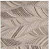 3' X 5' Beige And Brown Tropical Botanical Area Rug