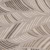 5' X 8' Beige And Brown Tropical Botanical Area Rug
