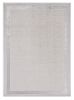 8' X 11' Ivory And Silver Abstract Area Rug