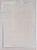 10' X 13' Ivory And Silver Abstract Area Rug