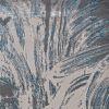10' X 13' Blue And Silver Abstract Area Rug