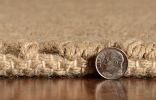 2' X 4' Natural And Brown Jute Chevron Hand Woven Area Rug