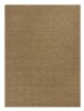 2' X 4' Natural And Brown Jute Chevron Hand Woven Area Rug