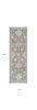 3' X 5' Sage Orange And White Wool Floral Distressed Area Rug