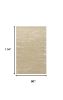 8' X 10' Tan and Ivory Wool Abstract Hand Tufted Area Rug