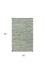 5' X 7' Blue Green And Beige Abstract Hand Tufted Area Rug