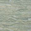 5' X 7' Blue Green And Beige Abstract Hand Tufted Area Rug