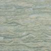 8' X 10' Blue Green And Beige Abstract Hand Tufted Area Rug