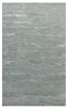 3' X 5' Slate Gray And Ivory Abstract Hand Tufted Area Rug