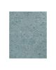 3' X 5' Blue And White Abstract Hand Tufted Area Rug