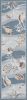 8' Beige Ivory And Brown Seashell and Coral Hand Tufted Runner Rug