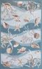 3' X 5' Beige Ivory And Brown Seashell and Coral Hand Tufted Area Rug