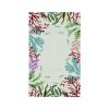 2' X 4' Blue Red And Green Fish and Coral Hand Tufted Area Rug