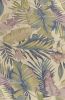 3' X 5' Green Pink And Purple Wool Tropical Botanical Hand Tufted Area Rug