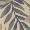 3' X 5' Green Pink And Purple Wool Tropical Botanical Hand Tufted Area Rug