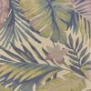 8' X 10' Green Pink And Purple Wool Tropical Botanical Hand Tufted Area Rug