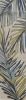 10' Ivory Blue And Green Wool Tropical Botanical Hand Tufted Runner Rug