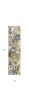 10' Blue Beige And Green Wool Tropical Botanical Hand Tufted Runner Rug