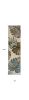 10' Brown Blue And Green Wool Tropical Botanical Hand Tufted Runner Rug