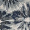 5' X 8' Ivory And Blue Floral Area Rug