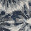 8' X 11' Ivory And Blue Floral Area Rug