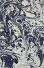 5' X 7' Blue And Ivory Abstract Area Rug