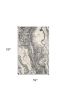 3' X 5' Gray And Ivory Abstract Area Rug