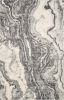 5' X 8' Gray And Ivory Abstract Area Rug