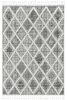 12' X 15' Cream And Charcoal Geometric Area Rug