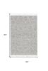9' X 13' Ivory Grey Machine Woven Geometric Indoor Area Rug
