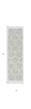 8' Beige and Ivory Geometric Runner Rug