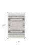 12' X 15' Gray and Ivory Abstract Area Rug