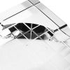 7" Clear Crystal Square Tabletop Cigar Ashtray