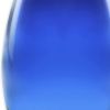 9" Blue Oval Lead Free Crystal Table Vase
