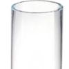 9" Clear Cylindrical Lead Free Crystal Bud Table Vase