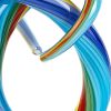 6" Rainbow Murano Glass Modern Abstract Tabletop Sculpture