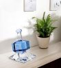 4" Blue Crystal Statue Tabletop Sculpture