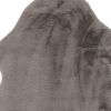 2' X 3' Gray Shag Hand Knotted Area Rug