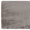 3' X 5' Gray Shag Hand Knotted Area Rug