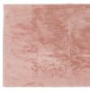 3' X 5' Pink Shag Hand Knotted Area Rug