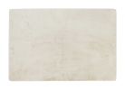 5' X 8' Ivory Shag Hand Knotted Area Rug