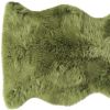 2' X 3' Sage New Zealand Lambs Wool Area Rug