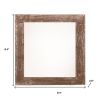 6" x 6" Brown Solid Wood Tabletop Picture Frame