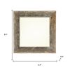 4" x 4" Gray Solid Wood Tabletop Picture Frame