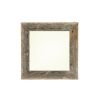 4" x 4" Gray Solid Wood Tabletop Picture Frame