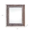 4" x 6" Gray Solid Wood Tabletop Picture Frame